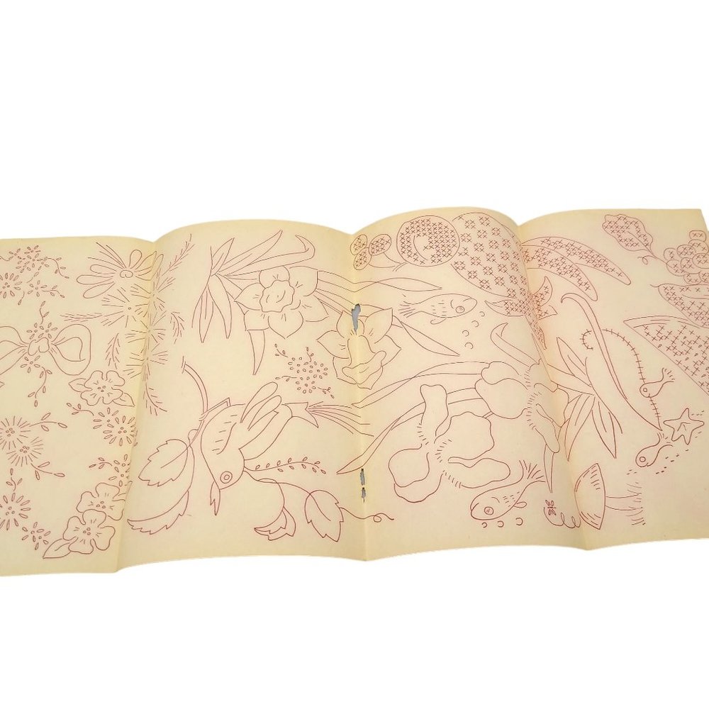 Delightful Vintage Summer Transfer Patterns, MCM Workbasket Iron On Transfers